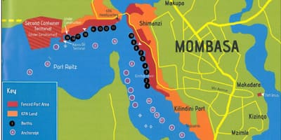 ਨਕਸ਼ਾ ਦੇ mombasa ਕੀਨੀਆ